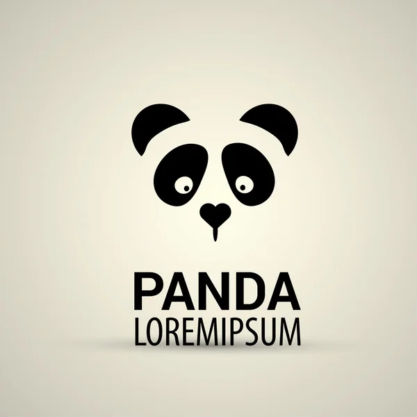 Icône de panda — Image vectorielle