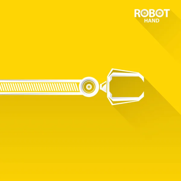 Vektoru symbol robotické rameno. ruka robota. — Stockový vektor