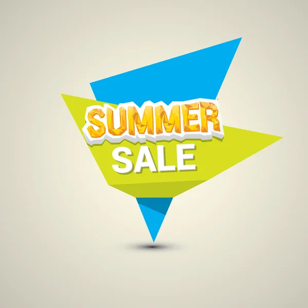 Vector summer sale label or sticker — Stock Vector