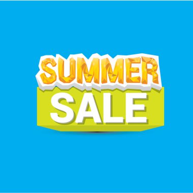 vektör yaz satış etiket veya etiket