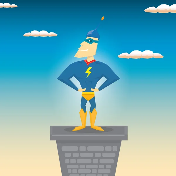 Super hero. vector illustration — Stock Vector