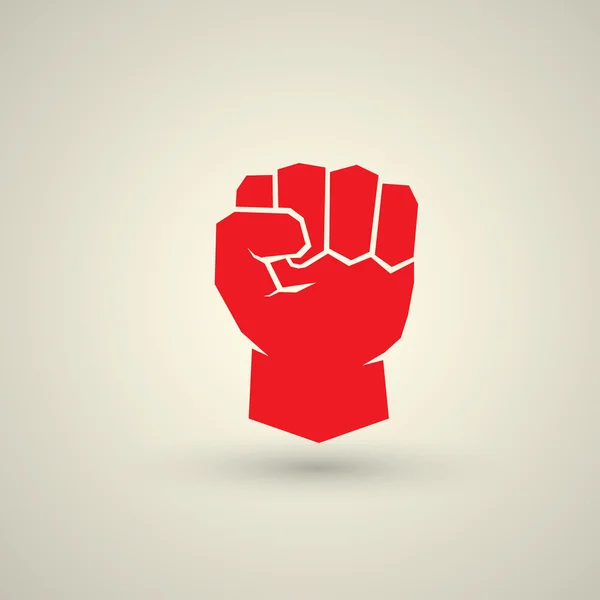 özgürlük kavramı. vektör yumruk simgesi
