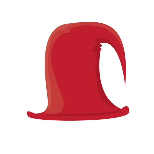 クリスマス エルフ帽子。ベクトル図 — ストックベクタ