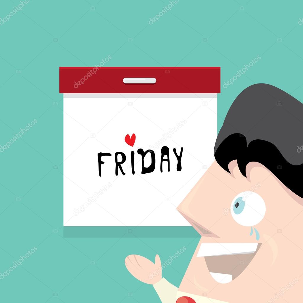 thanks god it is friday concept. i love friday