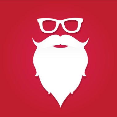 Noel hipster tebrik kartı