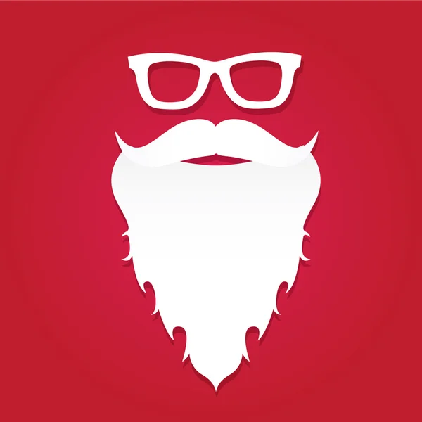 Kerstmis hipster wenskaart — Stockvector