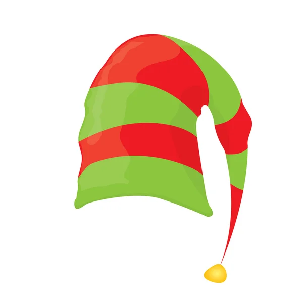 Chapeau d'elfe de Noël. illustration vectorielle — Image vectorielle