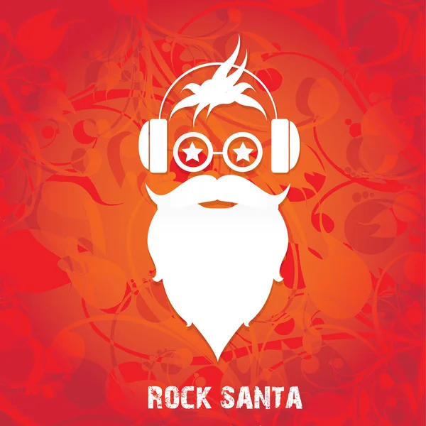 クリスマス サンタ クロースのひげ — ストックベクタ