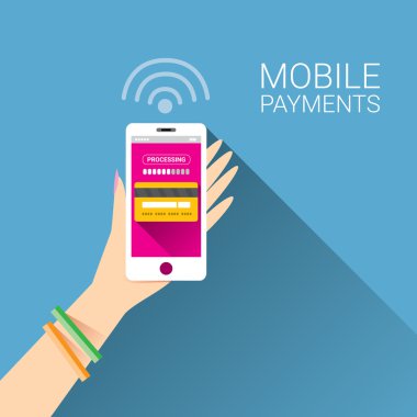 Mobil ödeme işlenmesi Flsmartphone
