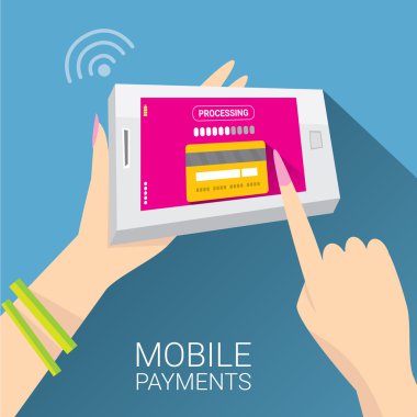 Mobil ödeme işlenmesi Flsmartphone