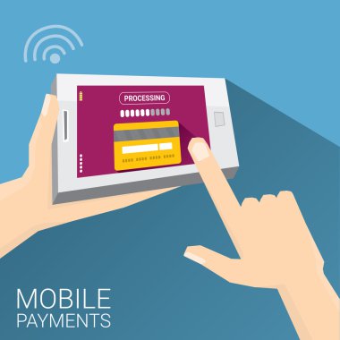 Mobil ödeme işlenmesi Flsmartphone