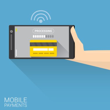 Mobil ödeme işlenmesi Flsmartphone