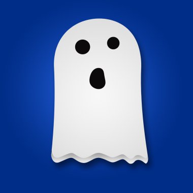 Bir qhost Cadılar Bayramı çizimi