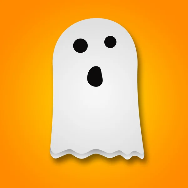 Halloween Ilustración de un qhost — Foto de Stock