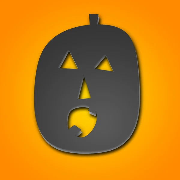 Halloween Illustration of a pumpkin — Stock Photo, Image