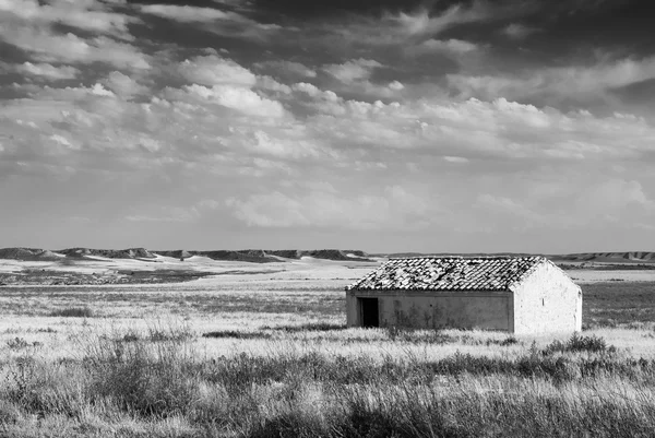 Desierto de los Monegros (Арагон ) — стоковое фото