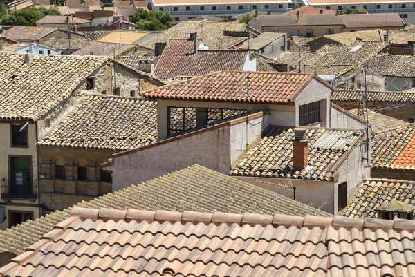 Staré domy v Almudevar (Aragon) — Stock fotografie