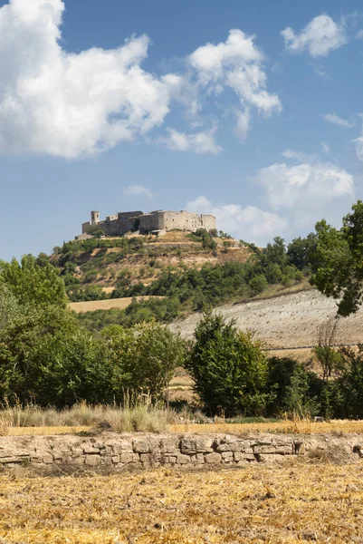 Montfalco Murallat, by i Catalunya — Stockfoto