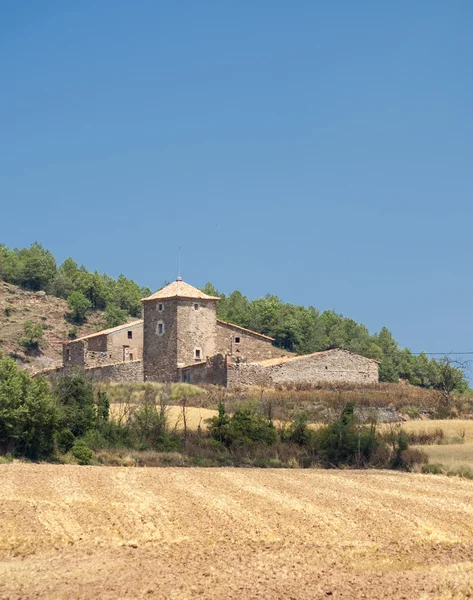 Ιστορική αγρόκτημα στο Catalunya (Ισπανία) — Φωτογραφία Αρχείου