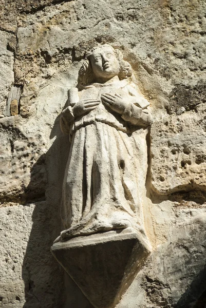 Peyriac-de-Mer (Languedoc-Roussillon, France): statue — Stock fotografie