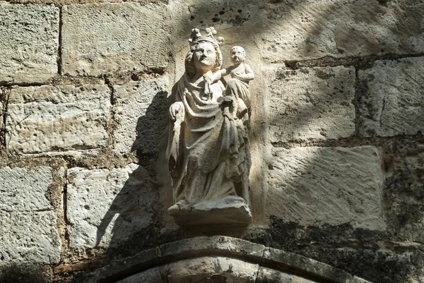 Peyriac-de-Mer (Languedoc-Roussillon, France): statue — Stock Fotó