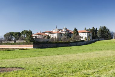 Ülkenin peyzaj Brianza içinde