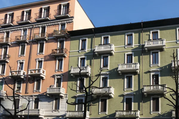 Milano (Italien), bostadshus — Stockfoto