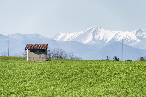 Land landskap i Brianza — Stockfoto