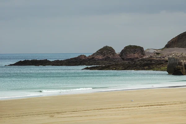 Sables-d'Or-les-Pins (Brittany, France).: the beach — Stock Photo, Image