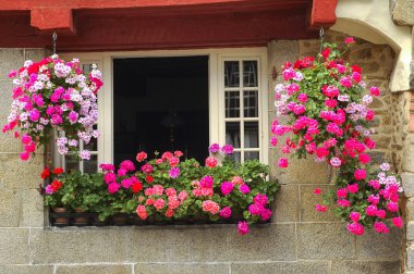 Saint-Brieuc (Brittany): yarı ahşap ev
