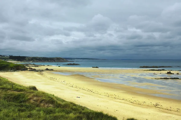 Cap Frehel (Brittany, Franciaország): a strand — Stock Fotó