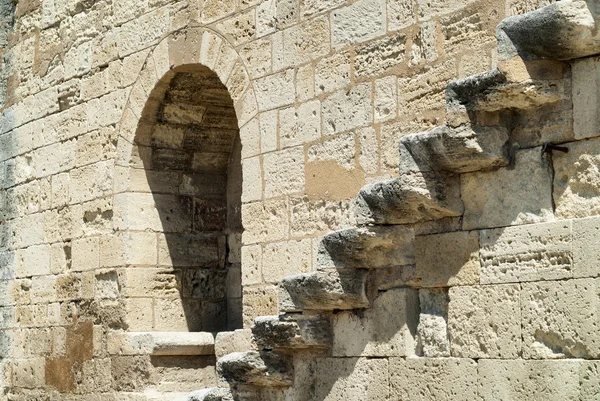 Aigues-Mortes (França): muralhas — Fotografia de Stock