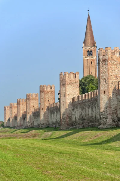 De muren van Montagnana (Padua, Italië) — Stockfoto
