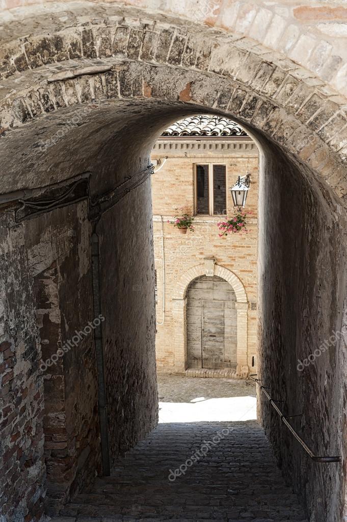 Sarnano (Macerata, Marches, Italy) - Historic village #107889692 ...