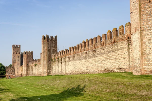 De muren van Montagnana (Padua, Italië) — Stockfoto