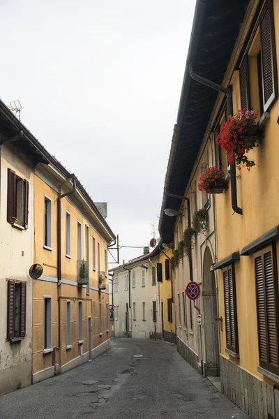 Carate Brianza (Lombardy, Italy): street — Stock Photo, Image