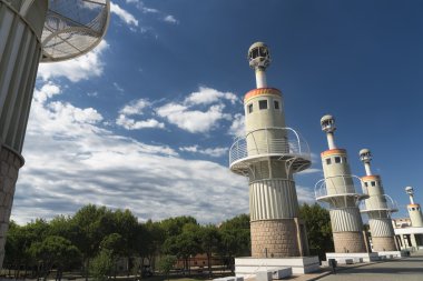 Barcelona (İspanya): modern park