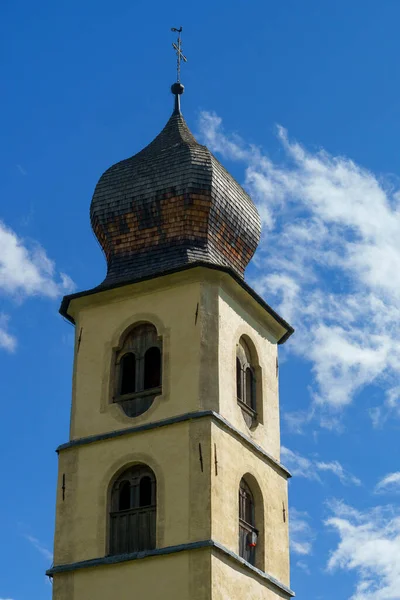 Medeltida Kyrkan Santa Fosca Pescul Selva Cadore Dolomiterna Belluno Provinsen — Stockfoto