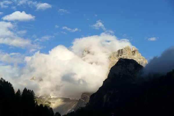 Horská Krajina Létě Podél Silnice Forcelly Staulanza Selva Cadore Dolomity — Stock fotografie