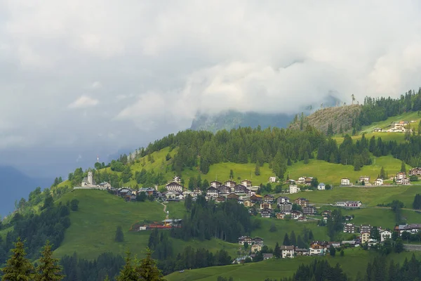 Paysage Montagne Été Long Route Selva Cadore Dolomites Province Belluno — Photo