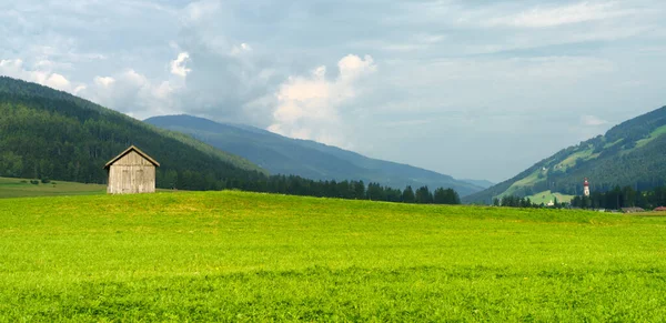 Cykelväg Till Pusteria Valley Bolzanoprovinsen Trentino Alto Adige Italien Bergslandskap — Stockfoto