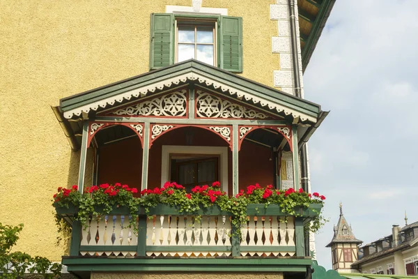 Old Building Villabassa Historic Town Cycleway Pusteria Valley Bolzano Province — Stock Photo, Image