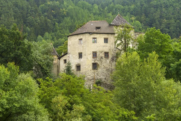 Średniowieczny Zamek Chiusa Lub Klausen Dolinie Isarco Prowincja Bolzano Trentino — Zdjęcie stockowe