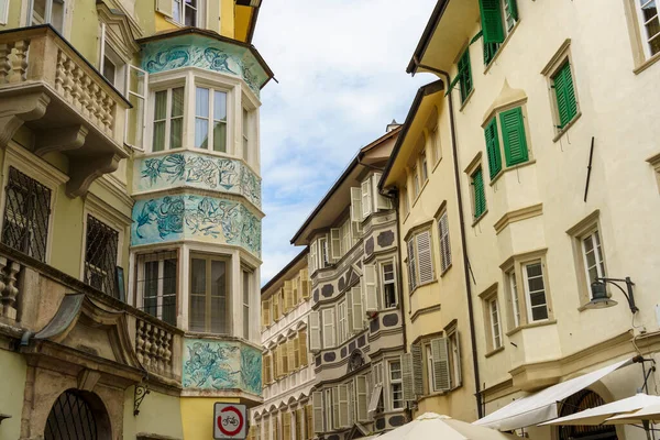 Bolzano Bozen Trentino Alto Adige Itália Edifícios Antigos — Fotografia de Stock