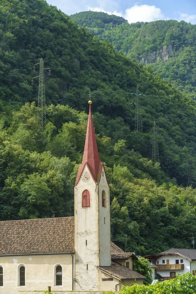 Cykelväg Till Isarco Valley Bolzanoprovinsen Trentino Alto Adige Italien Gamla — Stockfoto