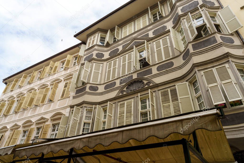 Bolzano, or Bozen, Trentino Alto Adige, Italy: old buildings