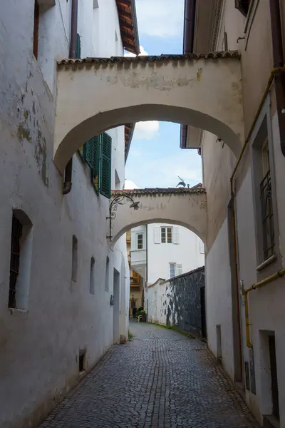 Ciudad Histórica Merano Bolzano Trentino Alto Adigio Italia Una Calle — Foto de Stock