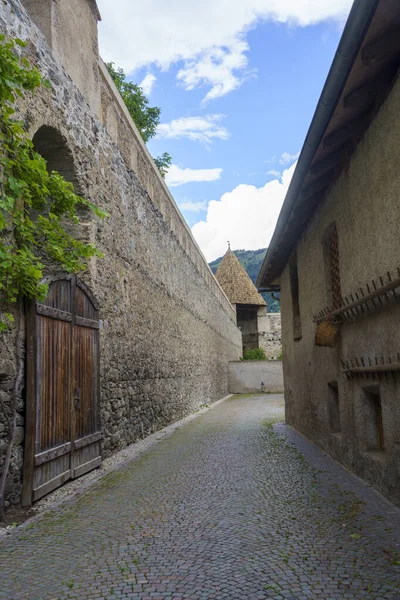 Glorenza Glurns Bolzano Trentino Alto Adige Włochy Historyczne Miasto Dolinie — Zdjęcie stockowe