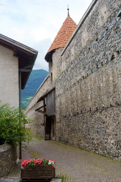 Glorenza Glurns Bolzano Trentino Alto Adige Włochy Historyczne Miasto Dolinie — Zdjęcie stockowe