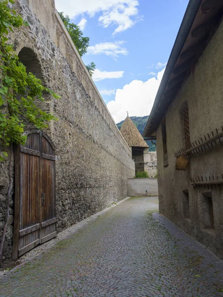 Glorenza Avagy Glurns Bolzano Trentino Alto Adige Olaszország Történelmi Város — Stock Fotó